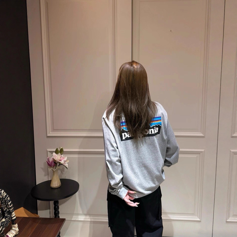 Cross-Border Exclusive Pata Mountain Series Outdoor Sports Style American Classic P6 Mountain Print Long-Sleeve Sweatshirt for Spring and Autumn Cross-Border Exclusive Pata Mountain Series Outdoor Sports Style American Classic P6 Mountain Print Long-Sleeve Sweatshirt for Spring and Autumn