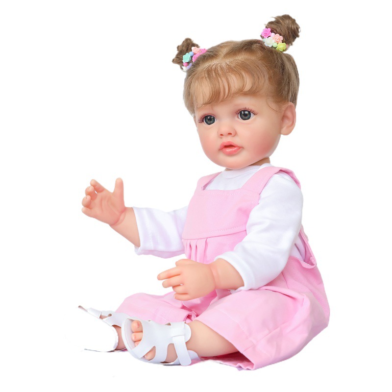 Muñeca Reborn de Silicona de Alta Gama NPK, Versión 3D con Vasos Sanguíneos Visibles, 55 cm, Envío Directo Internacional