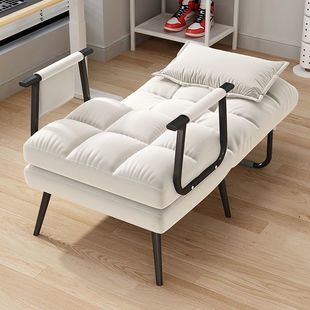 Folding Recliner Office Lunch Break Nap Single Bed Dual-Use Chair Home Sitable and Reclining Leisure Backrest Sofa Chair