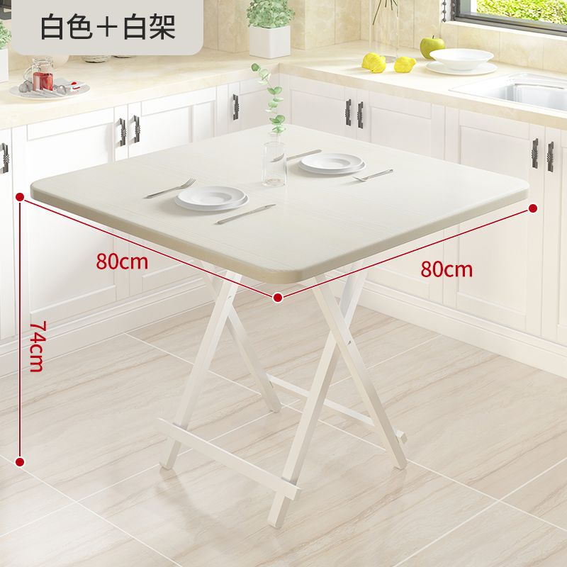 Mesa de comedor retráctil de casa de alquiler pequeña simple y portátil mesa de negociación doméstica multifuncional económica mesa plegable image 15