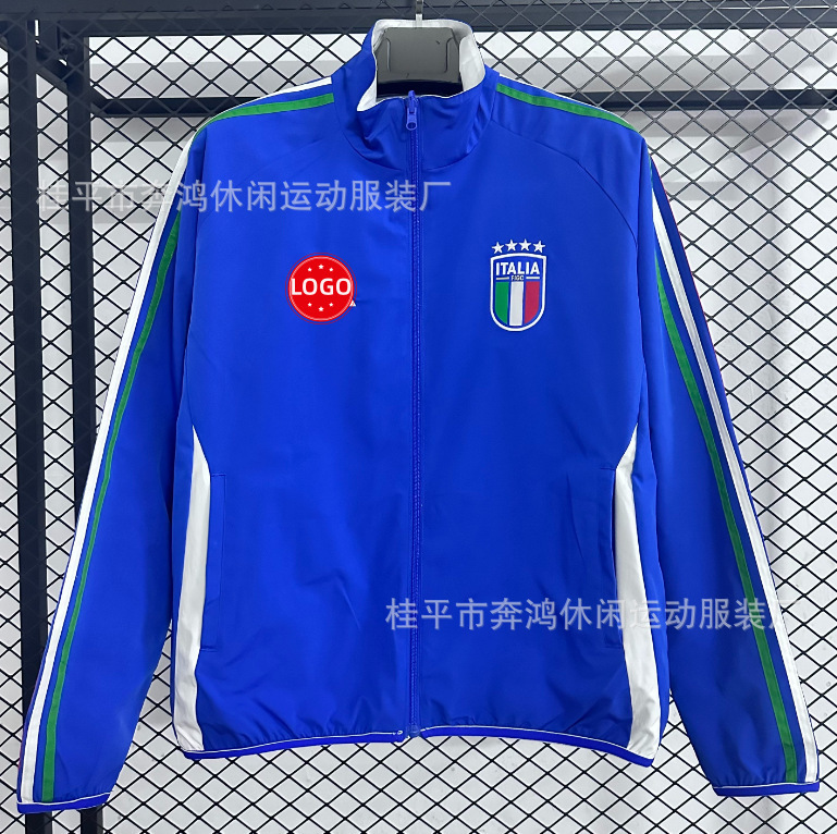 サッカーユニフォームレトロ長袖ジャージ防水日焼け止めウインドブレーカークラシックドイツバサレアルマドリリバプールサッカージャケット|undefined