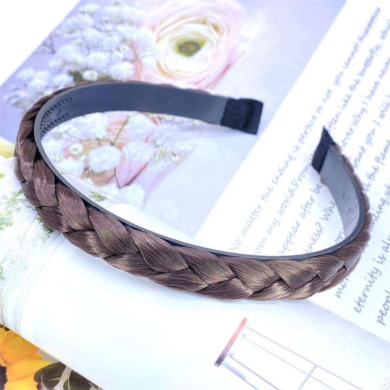 Peluca trenza diadema dos yuanes tienda accesorios para el cabello