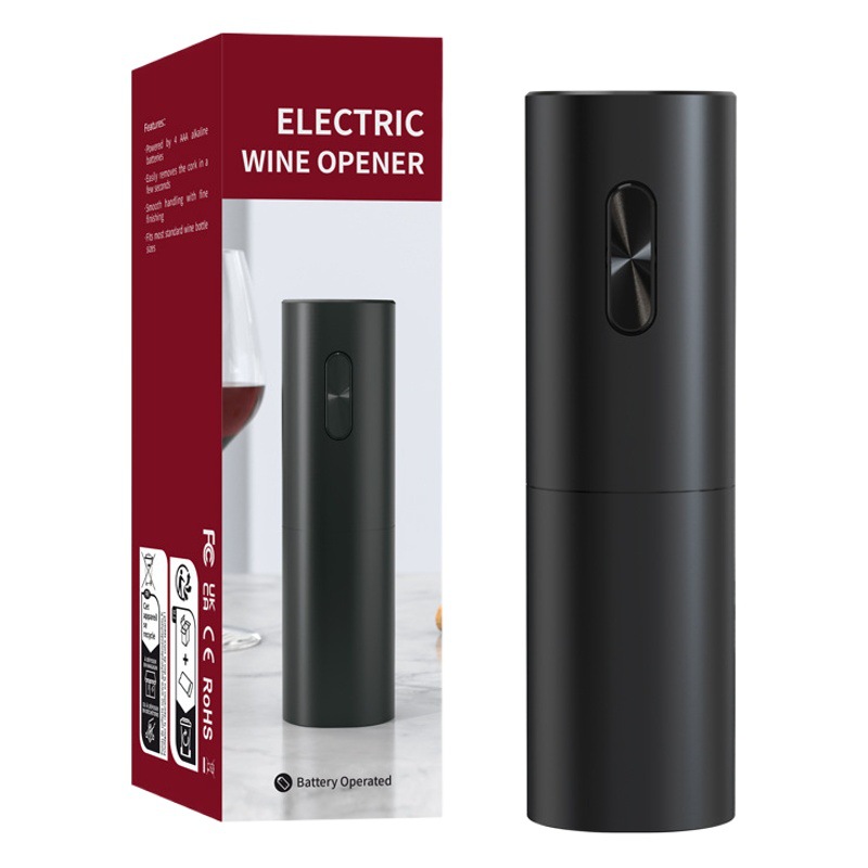 2024 nuevo mini abridor de botellas europeo y americano tipo batería seca abridor de vino tinto abrebotellas eléctrico stock