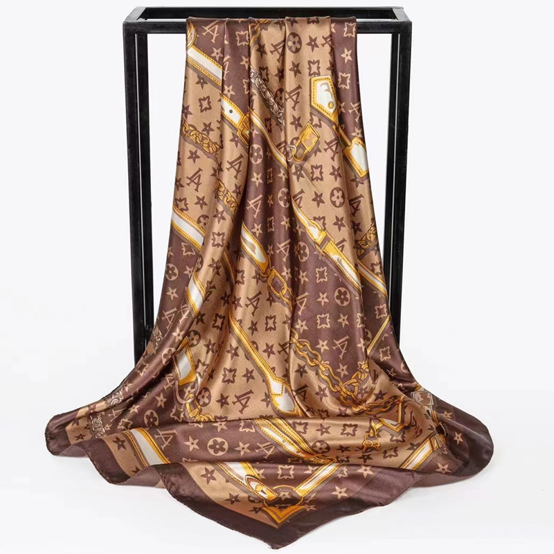 Lenço de seda 90-76# / 90*90cm