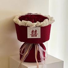 永生花订婚花束成品玫瑰花束摆件花香皂花送女友求婚领证拍照