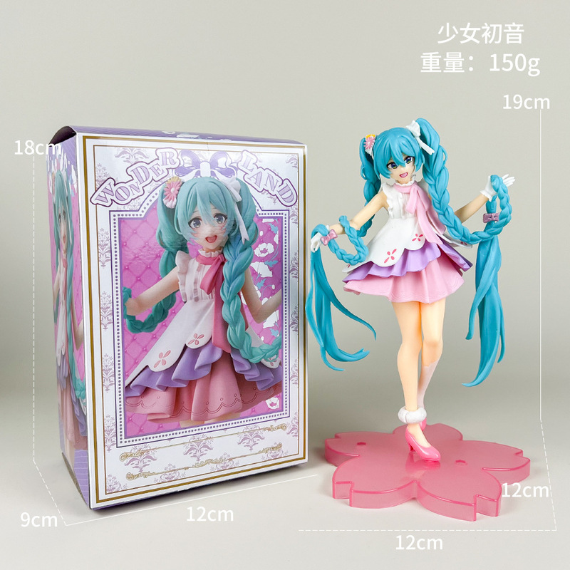 初音未来手办动漫水冰月美少女蕾姆花嫁穹妹二次元公仔模型摆件批|undefined
