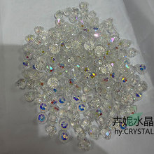 8MM水晶压顶铃铛精品铃铛K9水晶水晶DIY手链项链耳环发饰辅料配件