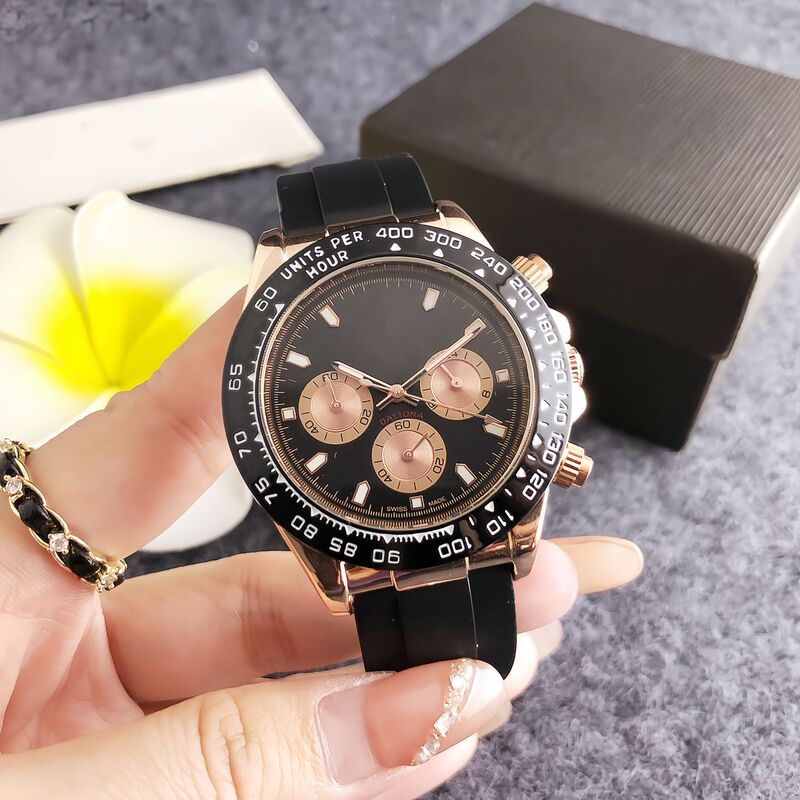 Swiss Brand Men's Sports Tape Watch Casual 6-Pin Second Running Quartz Watch Manufacturer Wholesale Dropshipping