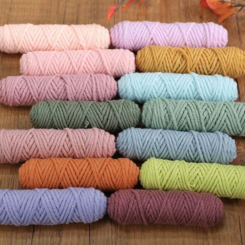 10 г 5 нитей молочного хлопка шерстяной шарф Пять нитей молочного хлопка хлопчатобумажная нить ручная плетеная шапка линия Baobao средняя грубая доставка