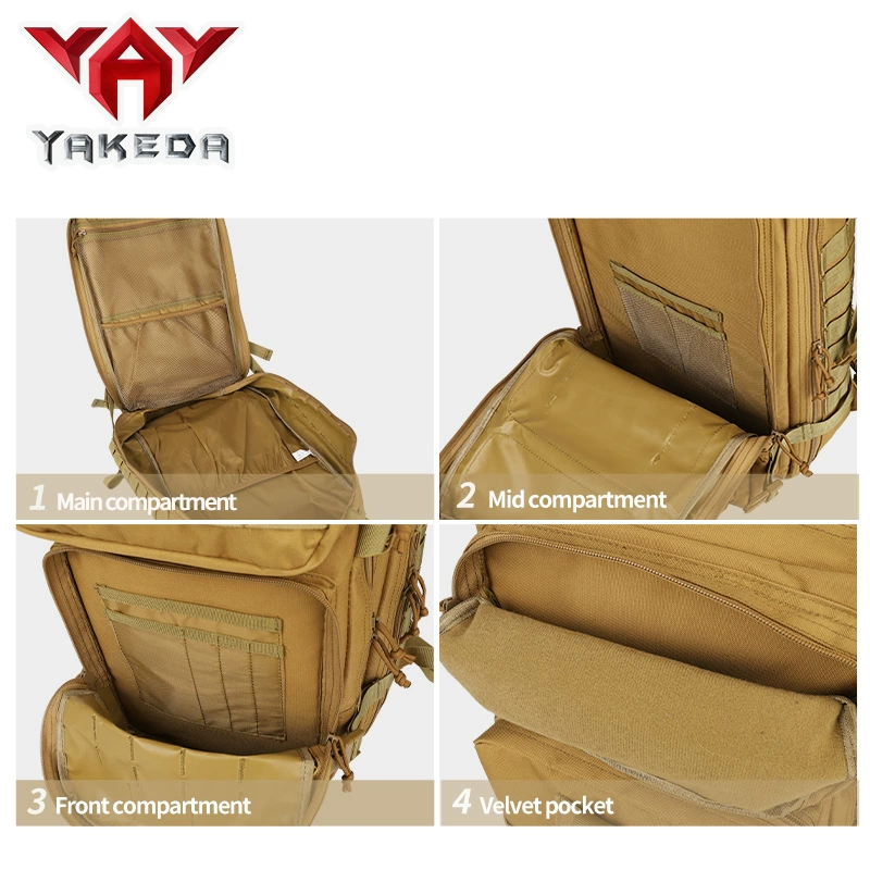 Рюкзак для спорта и скалолазания Capacious в камуфляжном тканевом исполнении
