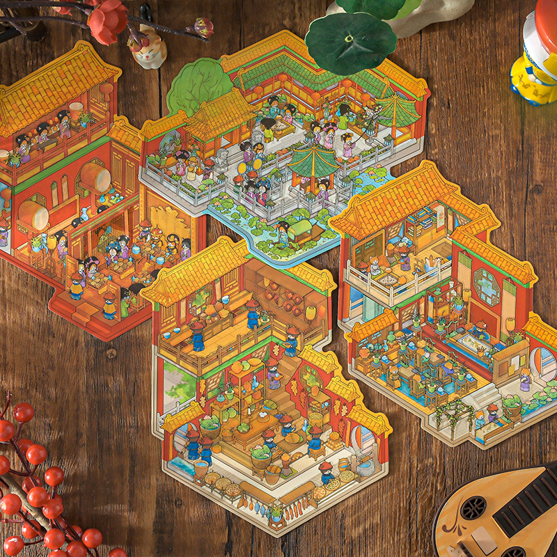 Pegatinas de Mu Ran Gong * Anécdotas de gatos Pegatinas de cuentas manuales de estudiantes de alto valor Material de pegatinas de diy paisajismo para niños