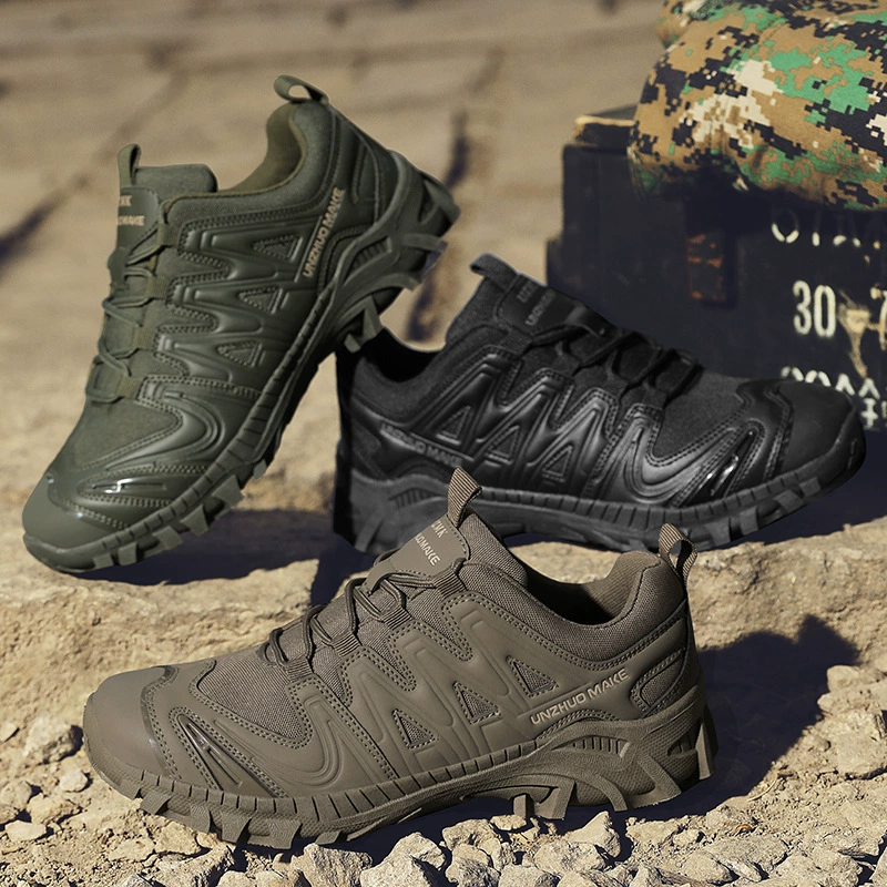 2025 новые низкие туристические ботинки для походов, водонепроницаемые тактические короткие ботинки, походные ботинки, стильные однотонные ботинки для активного отдыха