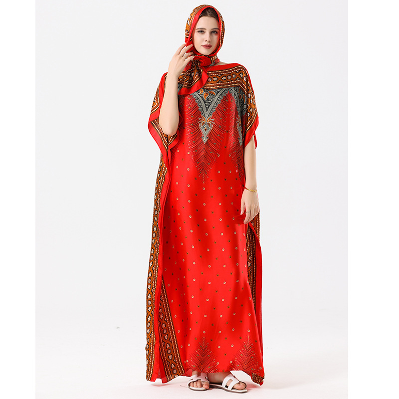 2025 primavera y verano nuevo Amazon venta rápida ropa malaya camisa de arena imitación seda brocado ropa de protección solar de vacaciones de playa