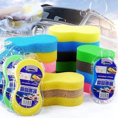 Factory direct sales car wash sponge 23*11*4.5 car wash sponge car vacuum compressed 8-character sponge