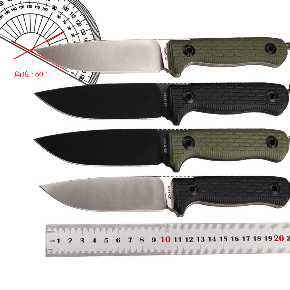 经典款式户外生存钓鱼高硬度锋利小直刀电脑锣加工成型一体钢
