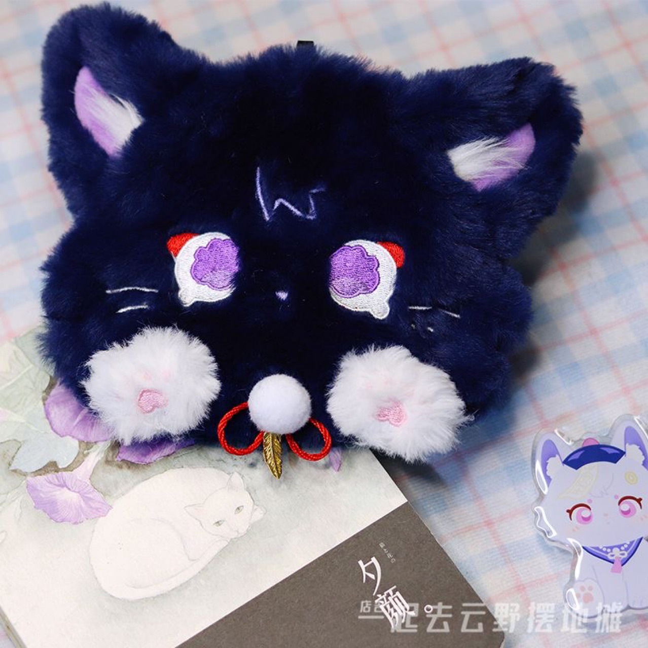 可愛毛絨卡包零錢包掛件原神同人遊戲周邊公子可莉散兵
