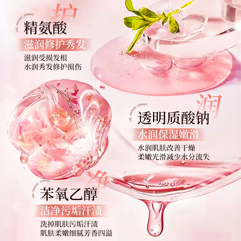 律菲可可香氛香水滋润沐浴露持久留香嫩肤保湿滋润补水温和清洁|undefined