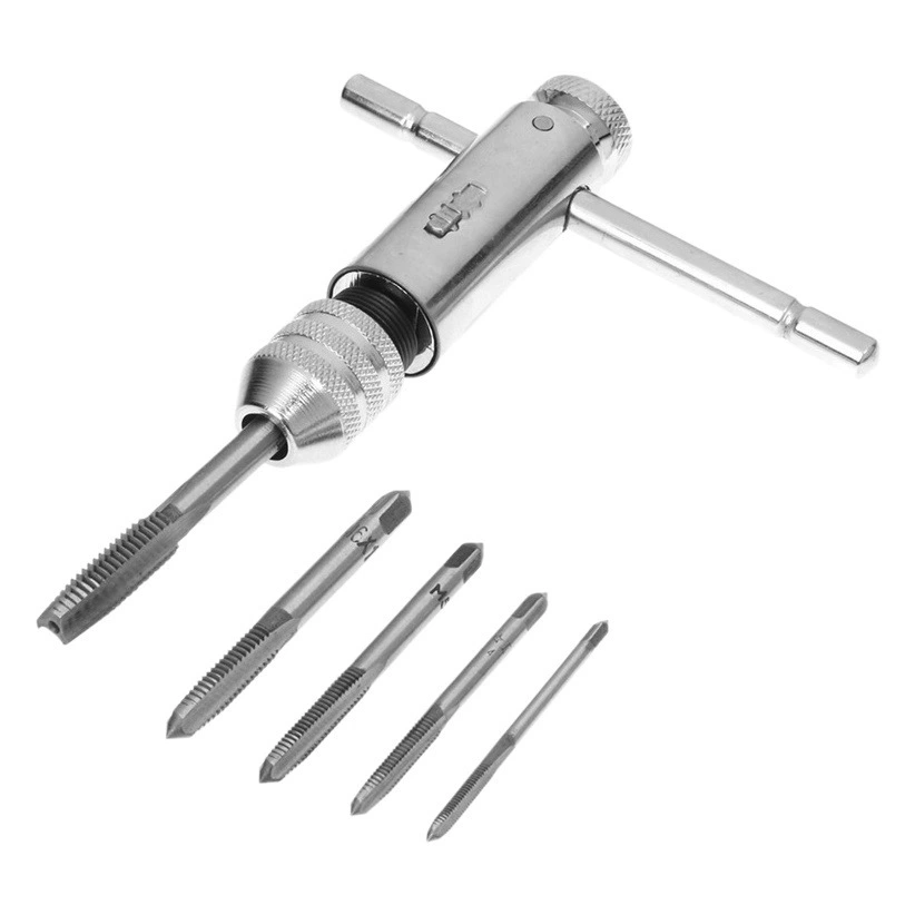 Прямые продажи с фабрики Т-образный ключ с храповым механизмом метрический метчик с храповым механизмом M3-8/M5-12