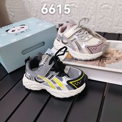 小潮人童鞋男女皮面运动鞋2025春秋新款宝宝儿童休闲跑步鞋子6615