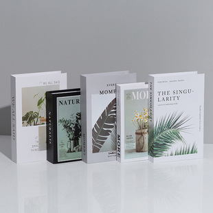 Decorative Books, Fake Books, Ornaments, Decorative Books, Office Model Rooms, Photo Props, Light Luxury English Books