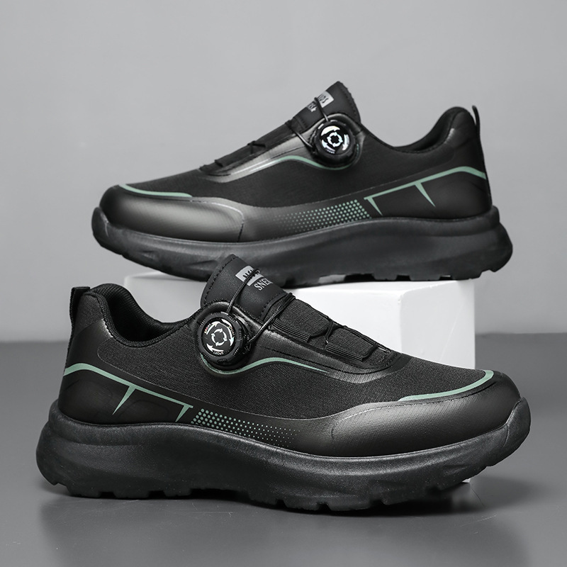Zapatos de hombre 2026 nuevo botón de primavera zapatos deportivos casuales para hombres al aire libre alpinismo transpirables zapatos de carrera versátiles