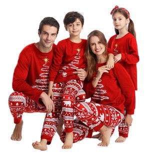 2025 Manufacturer Christmas Family Clothing, Christmas Family Clothing, Cotton Family Pajamas Set for a Family of Three and Four