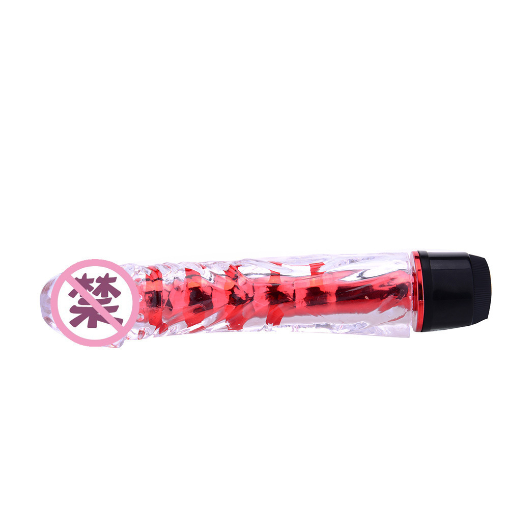 Small Dragon-Beard Crystal Vibrator, TPE Single-Shock Massage Stick, Adult Toy — detail image 6