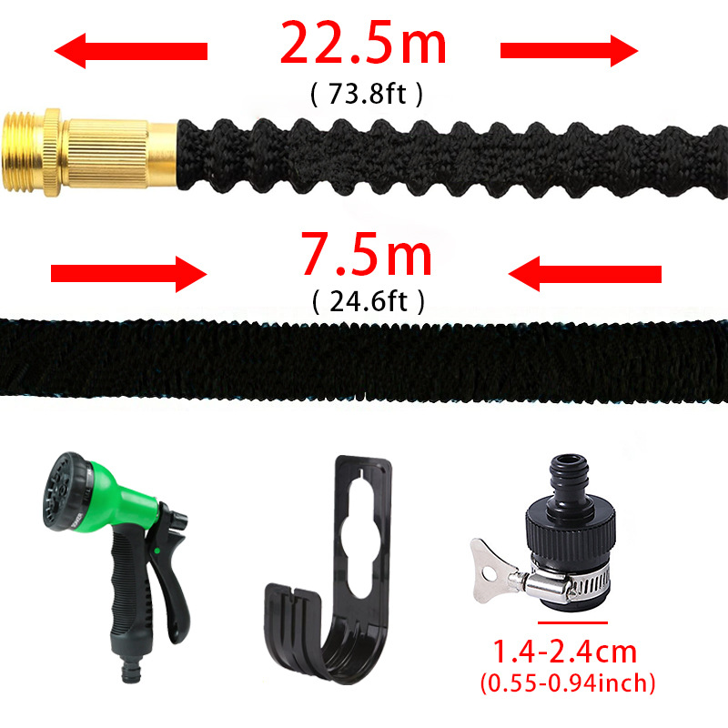 Tubo de agua retráctil conjunto de alta presión tubo de lavado de automóviles pistola de agua jardín riego de flores y verduras mangueras retráctiles mágicas image 29