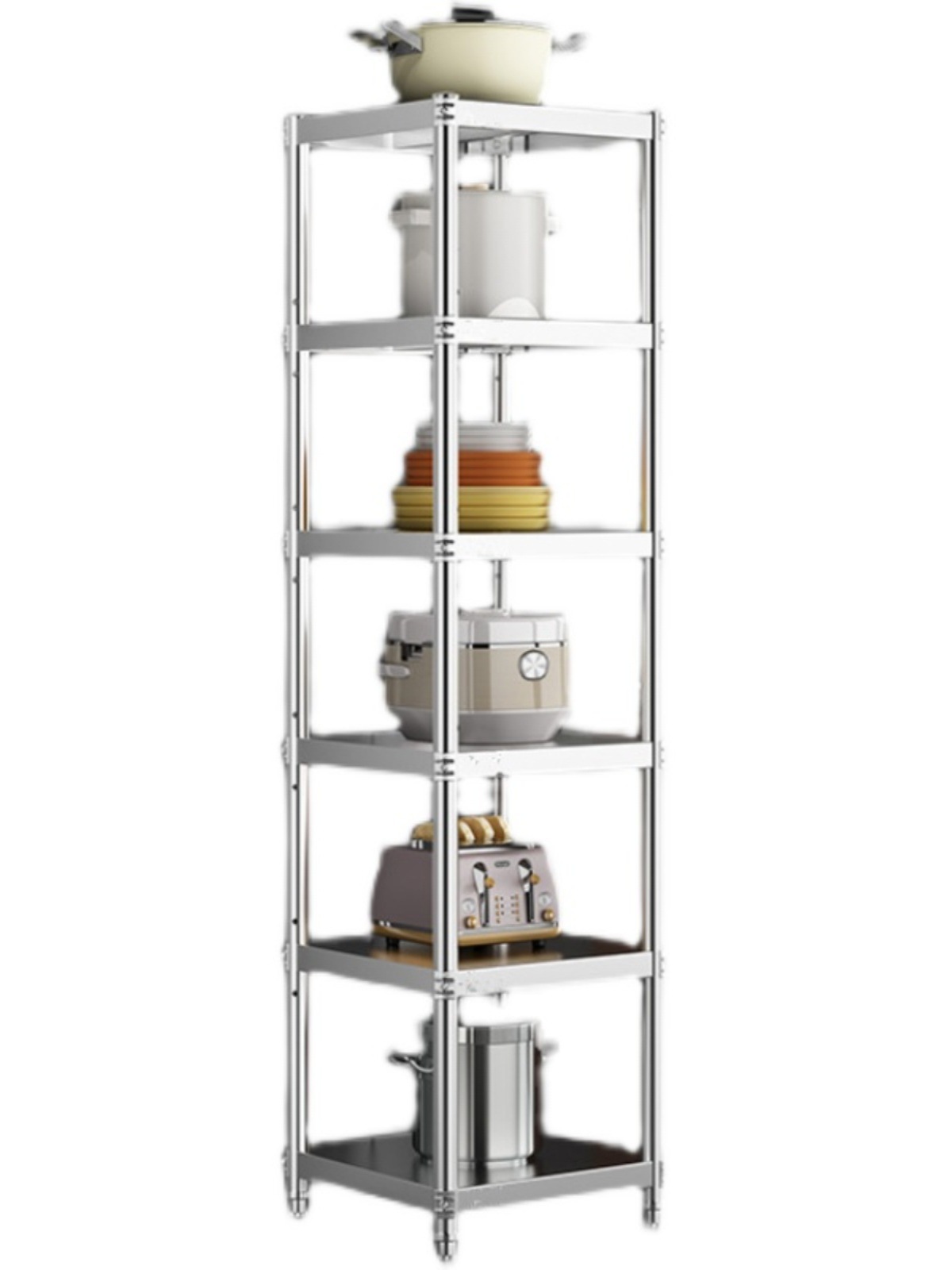 Multilayer storage system stainless steel, rice cooker