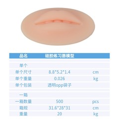 Lip Practice Mold High-Fidelity Silicone Lip Pencil Lip Practice Lip Model