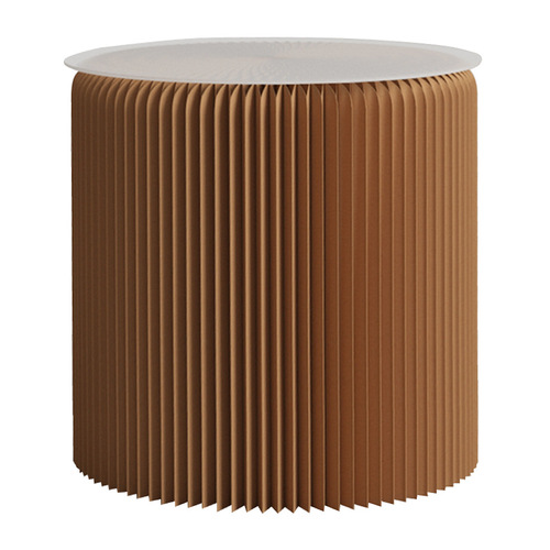 Eighteen Paper 75CM Highly Creative Folding Office Desk Tea Table Living Room Hotel Bedroom Coffee Paper Table Wholesale Manufacturer