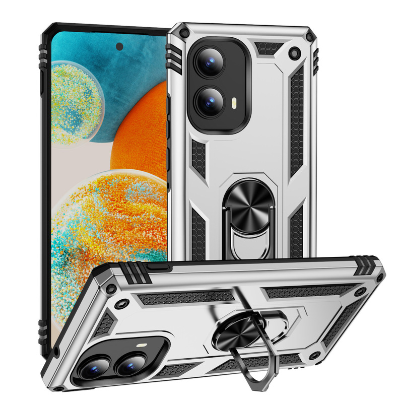Cross Border New Suitable for MOTO Edge 2024 Sgt. Anti-fall Stand Armor Case Motorola Protective Case