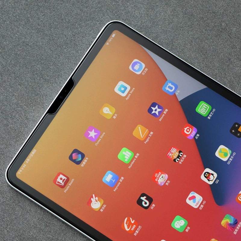 Покрытие из матовой стали для iPad PRO13/10.9 дюйма с ярким краем, новое AIR6/mini6 антиотпечаток