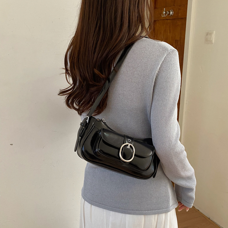 Bolso de brazo retro coreano para mujeres verano 2026 nuevo nicho diario bolso de hombro de moda mochila de viaje
