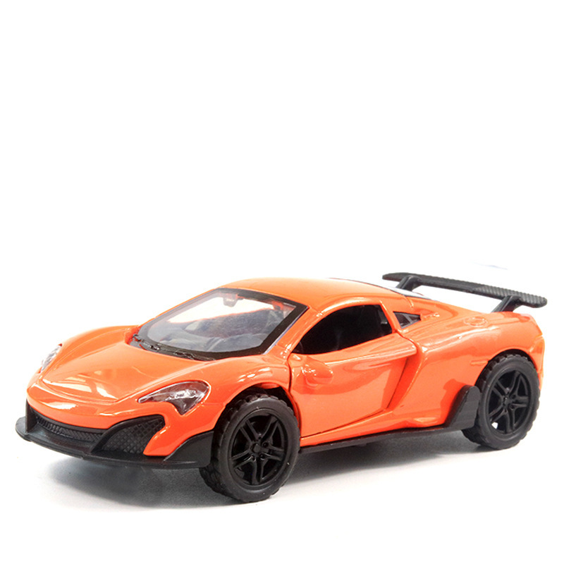 Return fuerza a granel aleación modelo de coche puerta abierta coche de juguete para niños niño decoración de pastel al por mayor