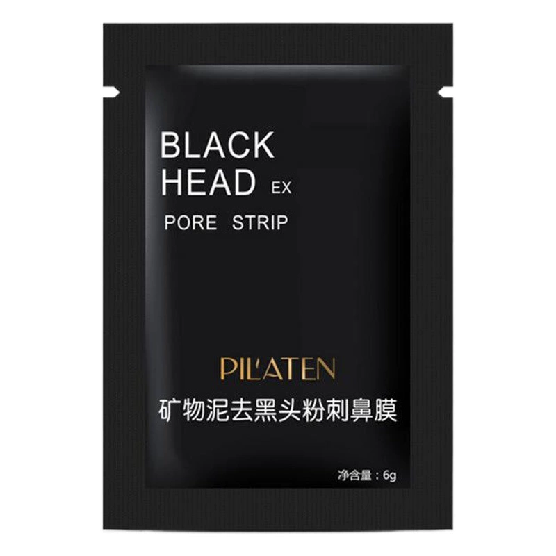 Platina Bamboo Charcoal Угри Акне Носовая мембрана Срывая Минеральная Грязь Поглощающая черная грязь Носовая наклейка Контроль масла Акне Т-зона