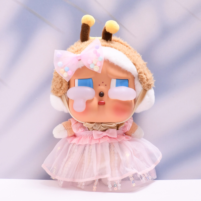 ただの子供服】泣く子供の涙の工場はゴムの顔の人形をごまかします。