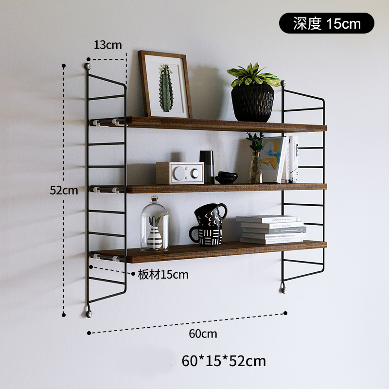Estantes de pared minimalistas personalizados, estantes de almacenamiento multiusos para cocina y sala de estar, instalación sin taladro, combinación flexible y fácil de adaptar.