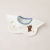 Cute bear chasing star petals saliva towel