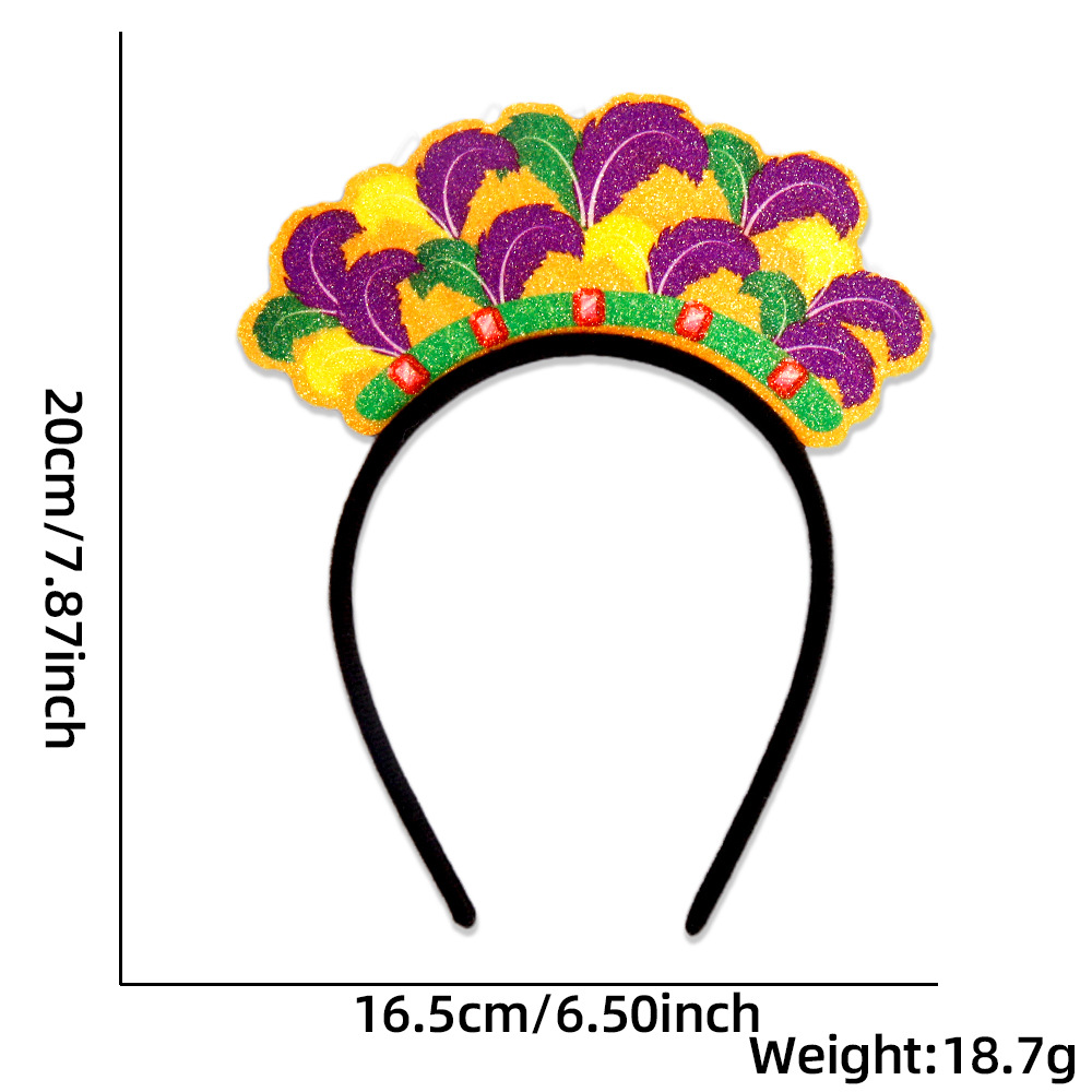 Amazon nuevo Carnaval brasileño diadema tocado rendimiento etapa Mardi Gras decoración del partido suministros