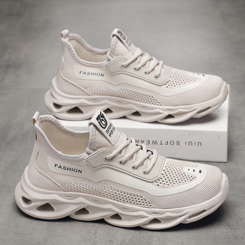 Zapatos de hombre 2025 transfronterizo Amazon verano nuevo estilo simple viento volador moda deportes ocio zapatos de hombre comercio exterior al por mayor