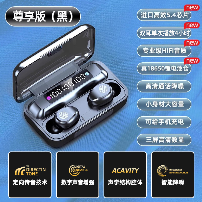 ワイヤレス Bluetooth ヘッドセット 2025 新しい公式本物のインイヤースポーツノイズリダクション超長バッテリー寿命と大容量バッテリー|undefined
