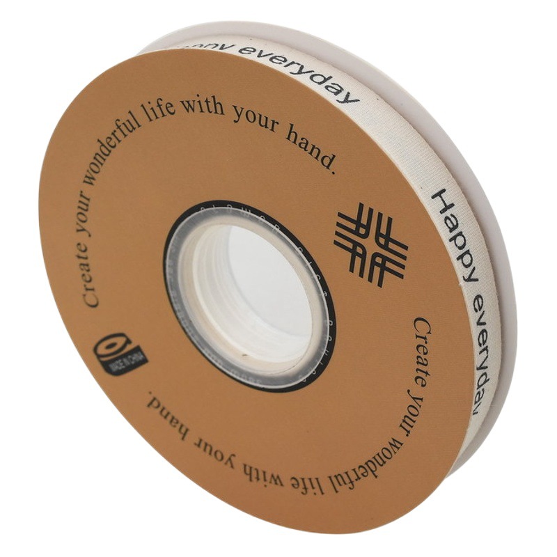 Cinta de algodón inglés estilo artístico pastel de flores frescas caja de regalo cinta de postre ramo de cinta paquete de material de diy