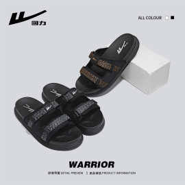 Warrior/回力男鞋2024夏款拖鞋外穿潮流防滑耐磨舒适休闲男士凉拖