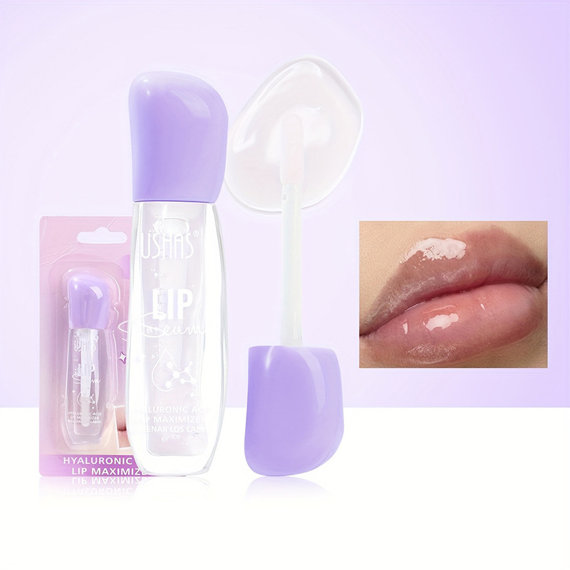 USHAS Europa y América Punto transfronterizo Venta caliente Brillo de labios Hidratante de alto brillo Labios Hidratantes UC013F