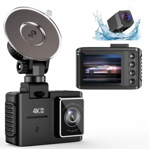 Yeni 4K+1080P ikili lensli 5G WiFi videoregistrator, telefonda HD görüntü.
