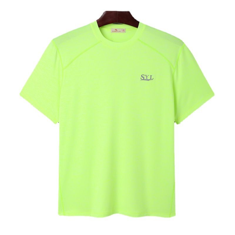 Playera Deportiva de Secado Rápido para Hombre Poliéster y Licra Secado rápido, Transpirable para senderismo y deportes