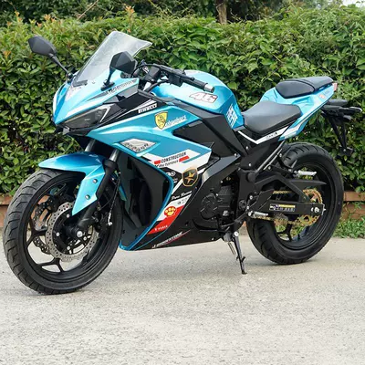 Domestic V6 Adult Motorcycle Sports Car, Double-Cylinder Water-Cooled 400Cc Fuel Large Road Racing Street Racing Heavy Motorcycle (Motosikletlər)