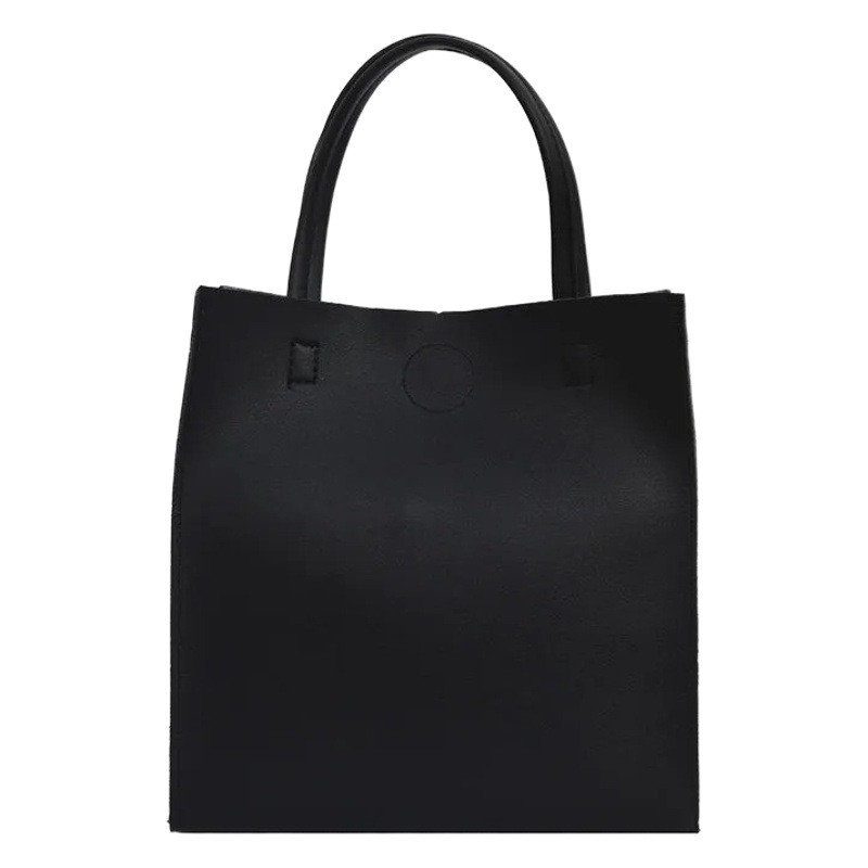 Elegant Popular Women's Bag Vertical 2023 New Style Bag Korean-style All-match Commuter Dirty-resistant Large Capacity Portable Tote Bag