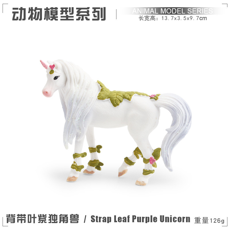 Simulación transfronteriza de mitología occidental monstruos animales modelo infantil unicornio arco iris caballo libélula adornos dragones voladores